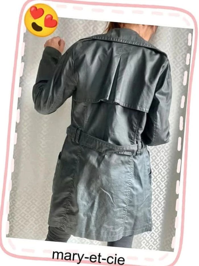 Trench coat only taille M - 100 % coton - photo numéro 6