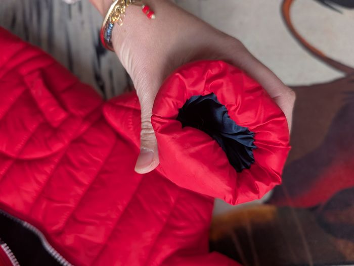 Doudoune obaidi rouge 12 mois - photo numéro 4