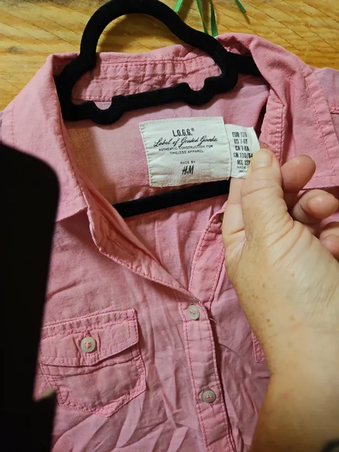 Chemise fille H&M 8 ans - photo numéro 2
