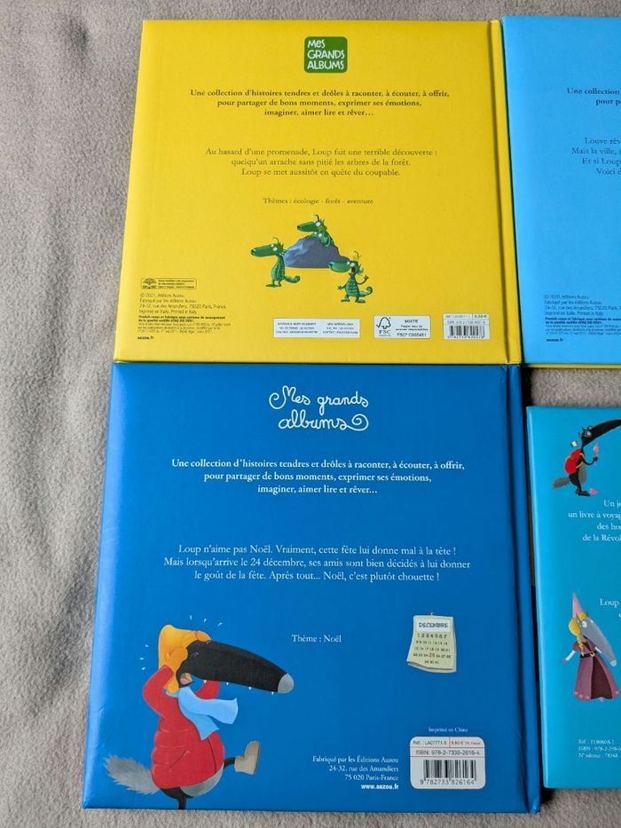 Lot de 4 livres Le Loup Auzou - photo numéro 5