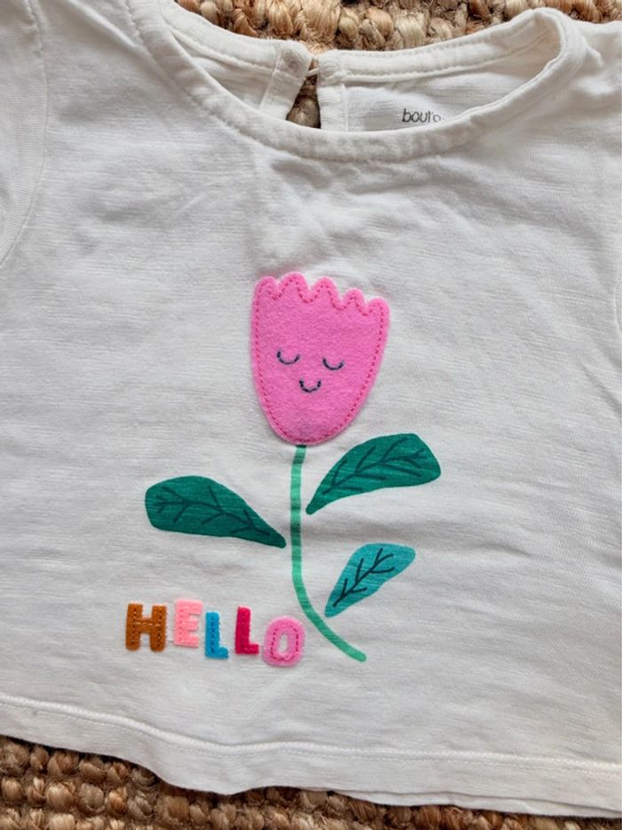 Tee shirt Bout’chou 6mois / 68cm - photo numéro 2