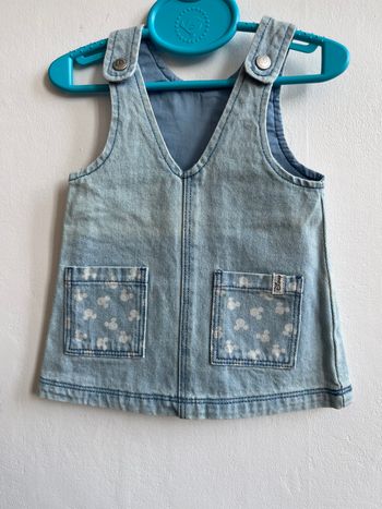 Robe en jeans bleu clair Disney 3 mois