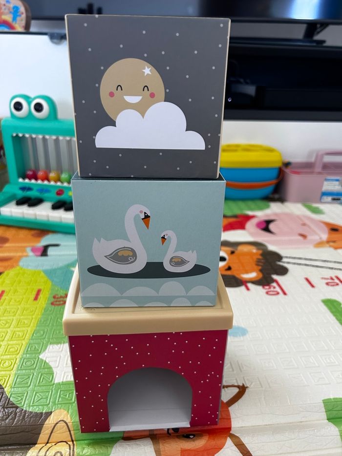 Lot de 3 cubes avec balle - photo numéro 3