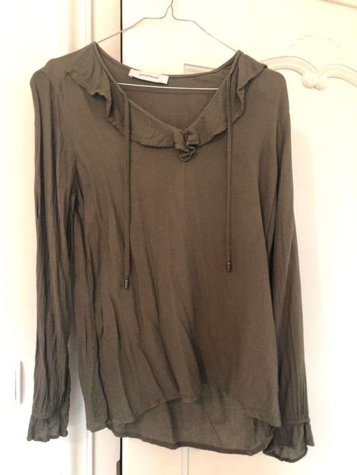 Blouse kaki Promod 36