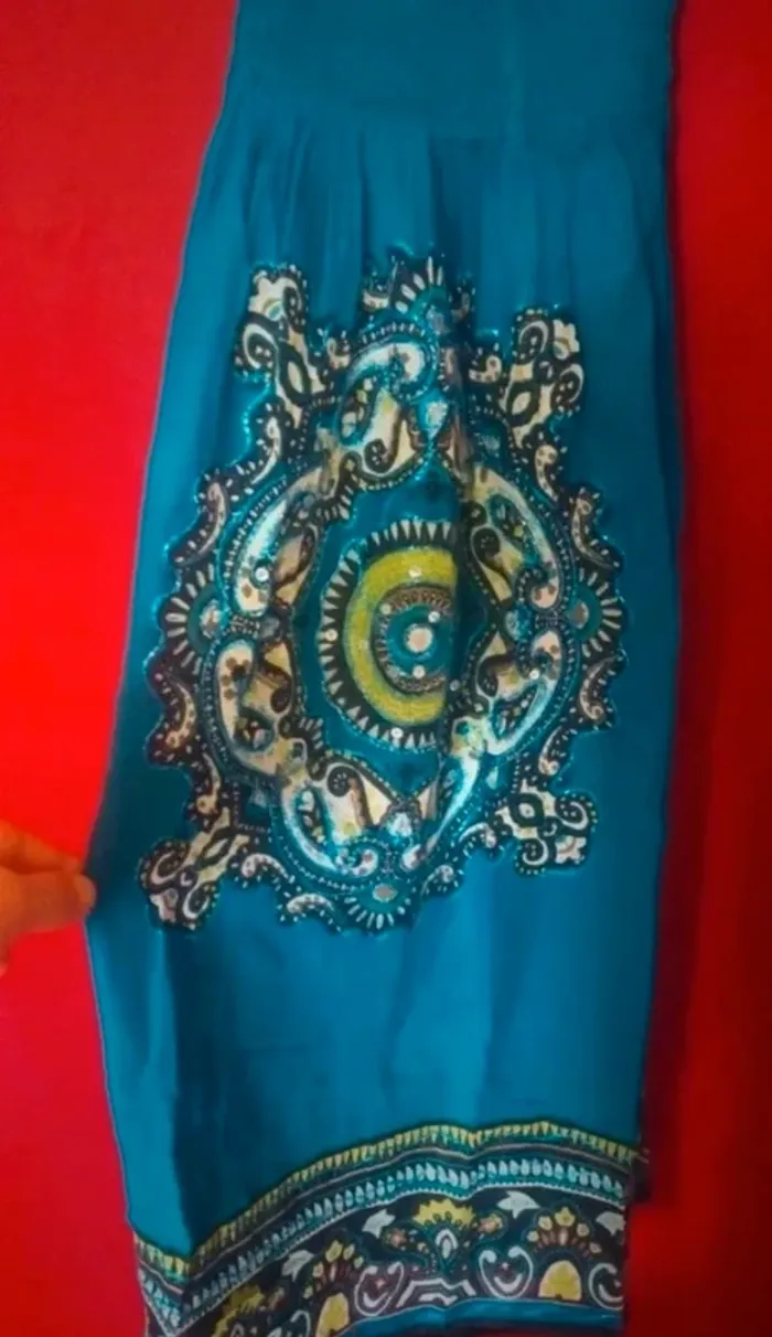 Robe longue d'été sans bretelles - photo numéro 5