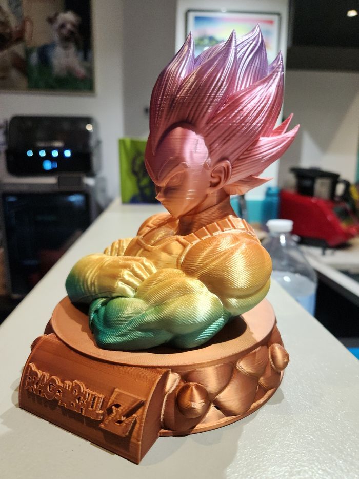 Vegeta Buste Dragon Ball Z Figurines Personnage Décoration - photo numéro 2