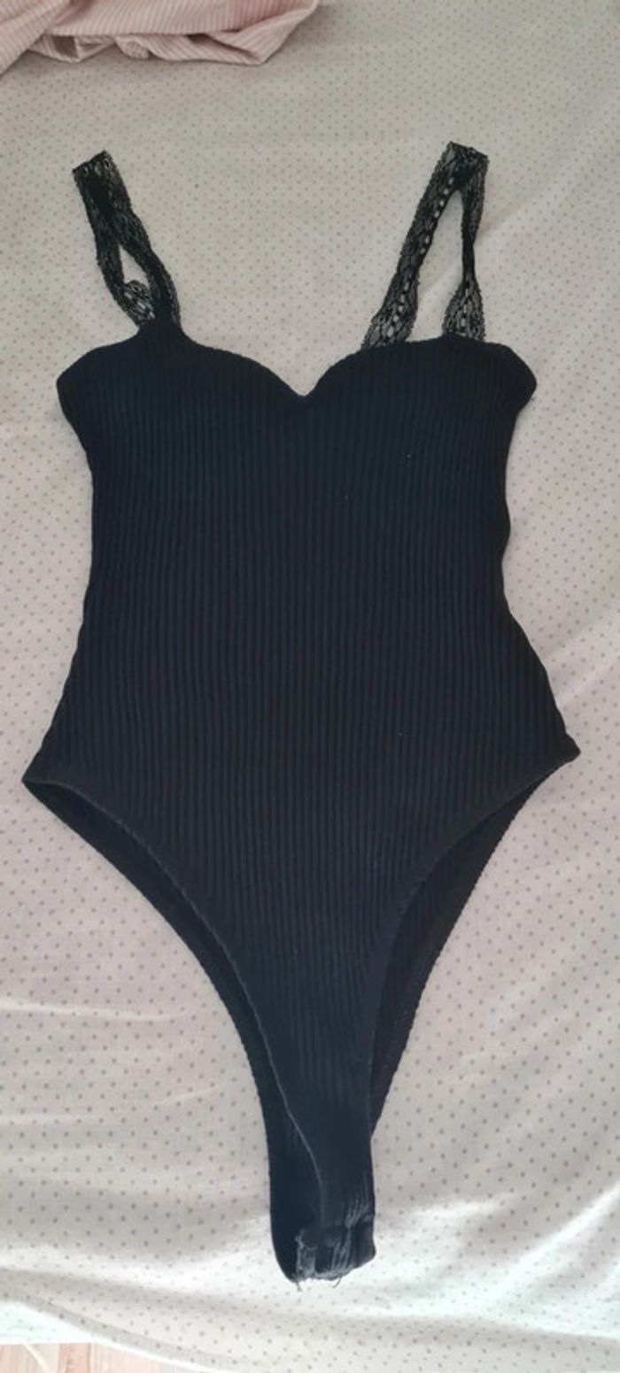 Body zara maille dentelle L