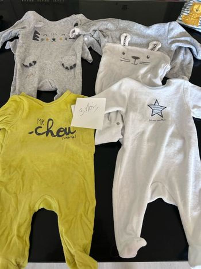 Lots de vêtements bébé garçons 3 mois