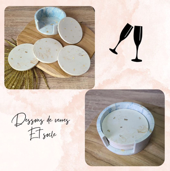 Dessous de verres et socles