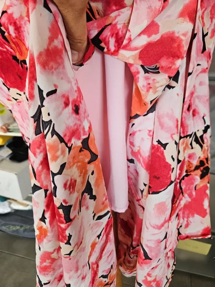 Robe longue fleurie 🌸 36 manches longues Suzzy & Milly neuf avec étiquette 🏷 #lora11femme36 - photo numéro 3