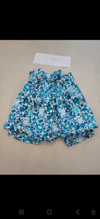 Robe fleurie jacadi comme neuve 6 mois