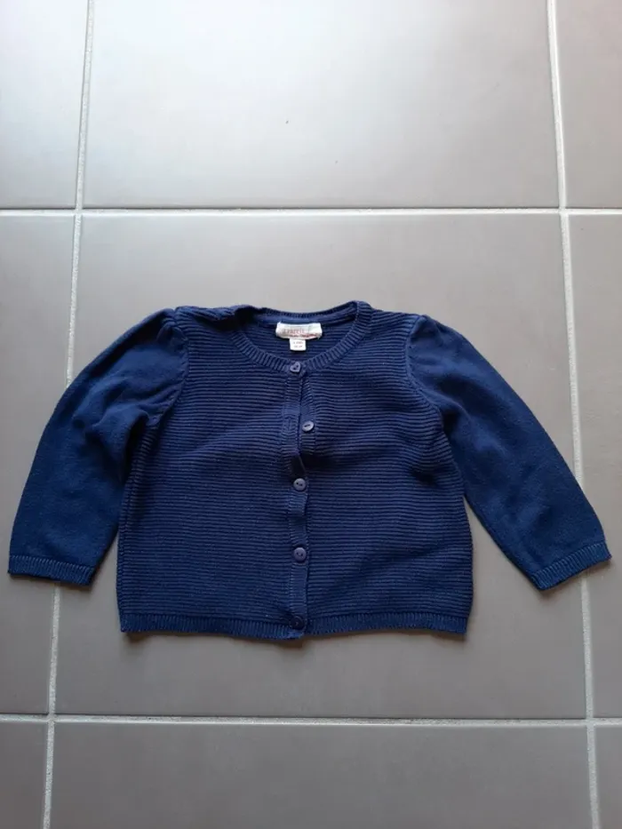 Lot de 3 gilets/pull DPAM 6mois - photo numéro 5