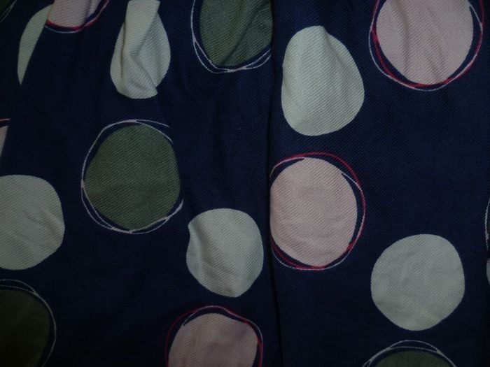 jupe bleue ronds - photo numéro 4