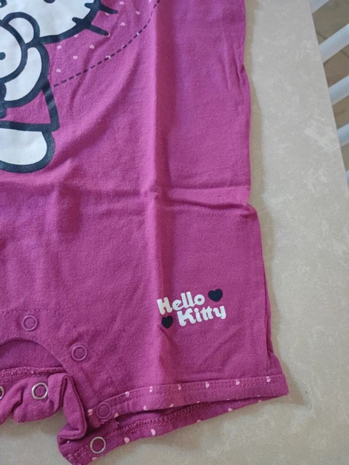 🌸lot de 2 combishort Hello Kitty 18 mois - photo numéro 4