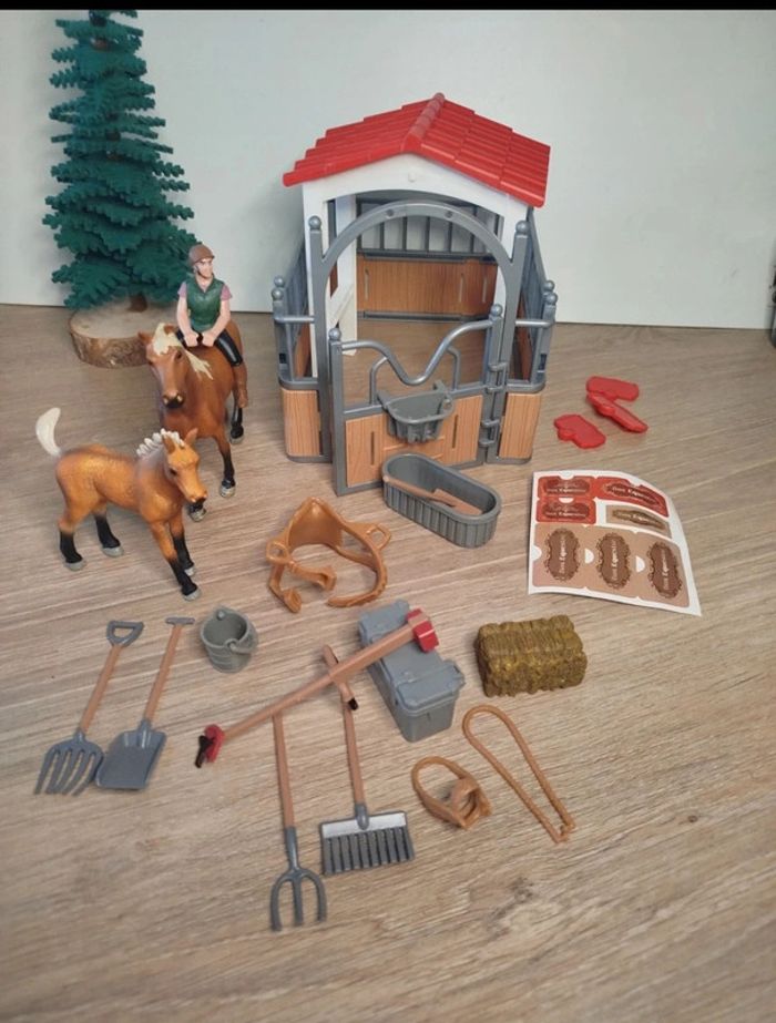 Boite Kit d'équitation + cavalière