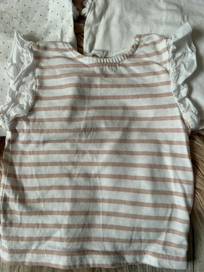 Lot tee shirt 3 mois kiabi - photo numéro 5