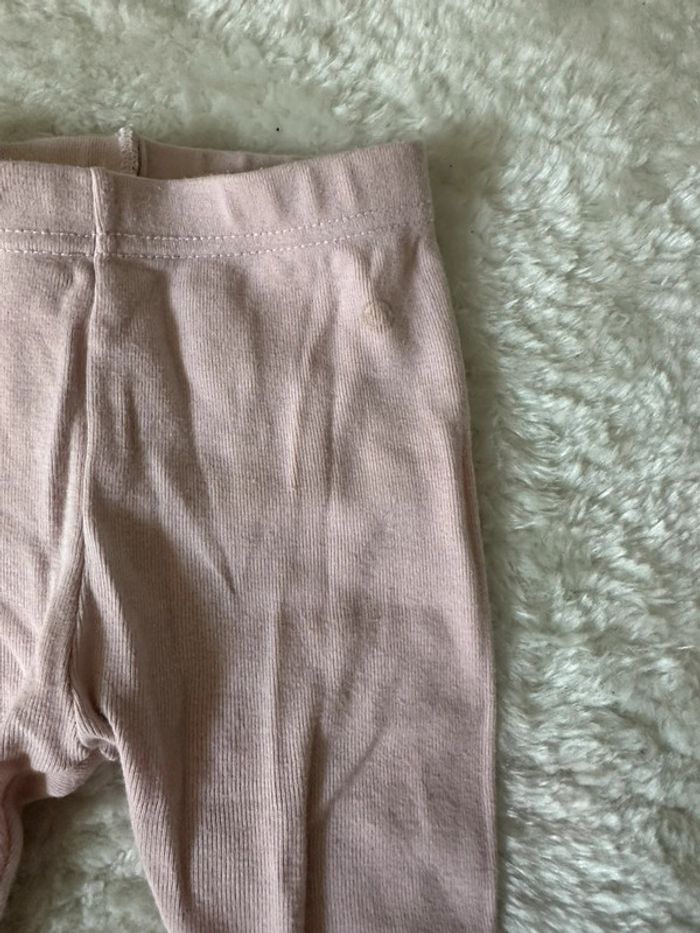Pantalon / Legging Petit Bateau rose | Taille 6 mois - photo numéro 2
