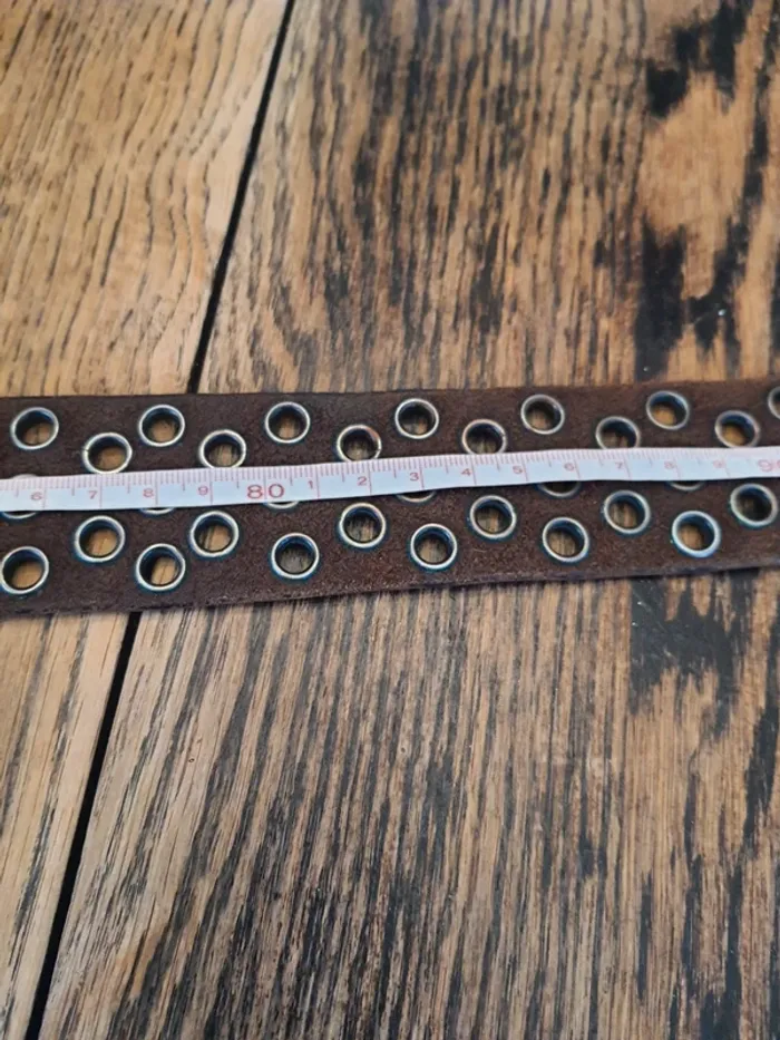 Jolie Ceinture cuir Marron homme Diesel - photo numéro 16