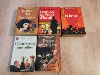 Livres de poche J'ai lu lot de 5 les années 1970/1980