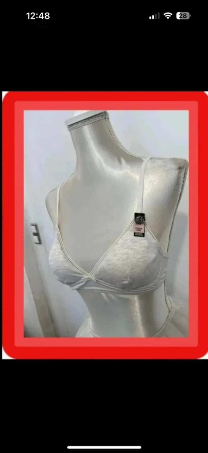 Soutien-gorge étam neuf 80A gris 😍 - photo numéro 2