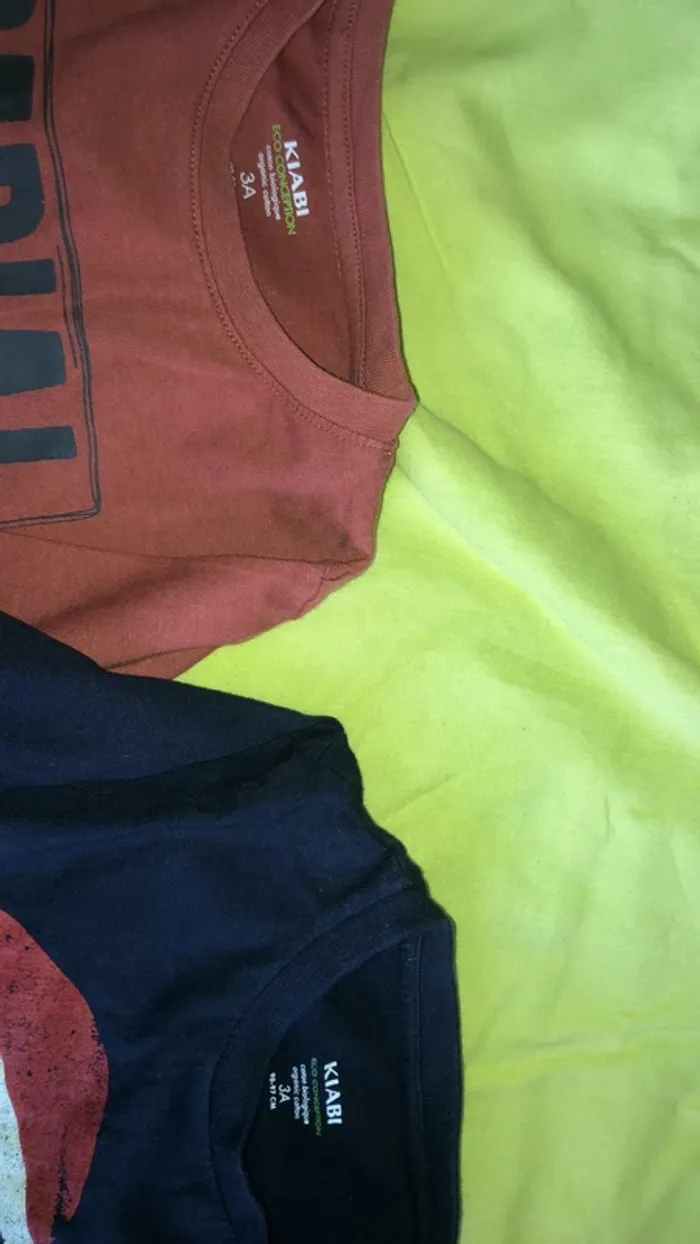 Lot tee-shirt manches longues - photo numéro 2