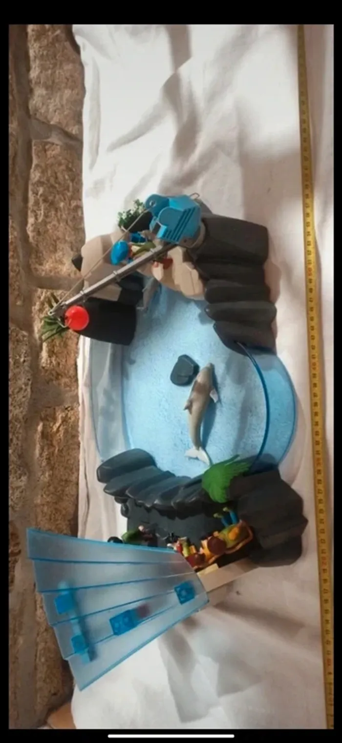 Delphinarium bassin aquatique avec dauphins playmobil - photo numéro 10