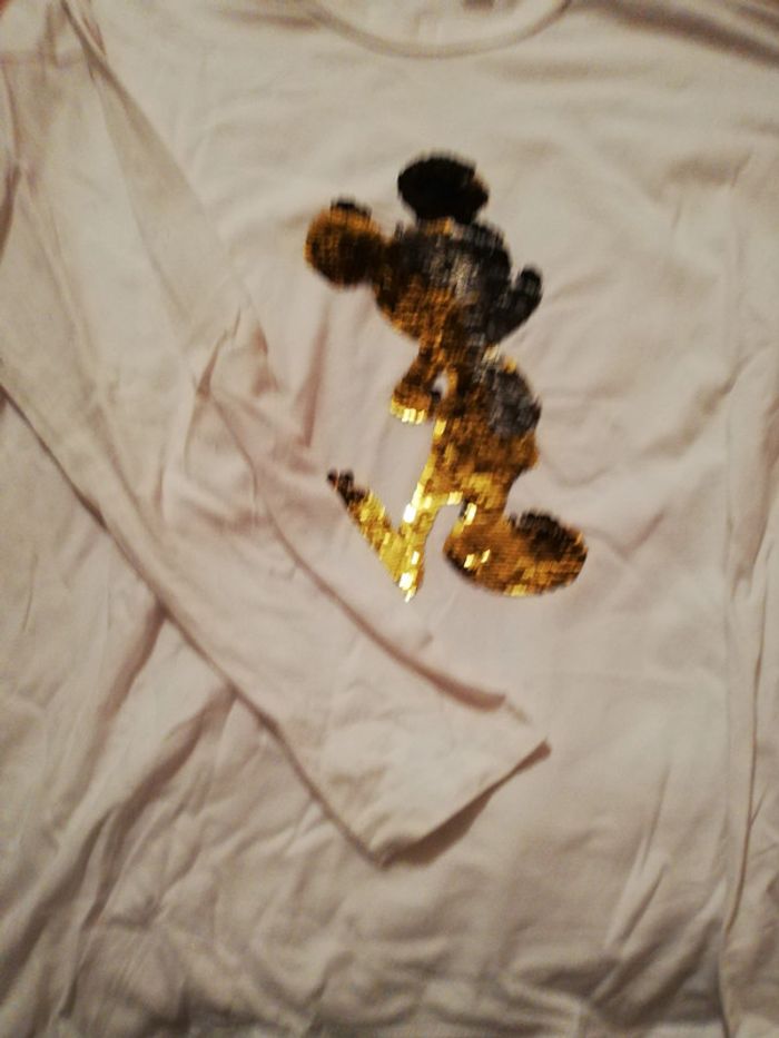Tee shirt manches longues mickey femme XL - photo numéro 2