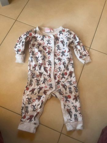 Pyjama marvel taille 74 cm