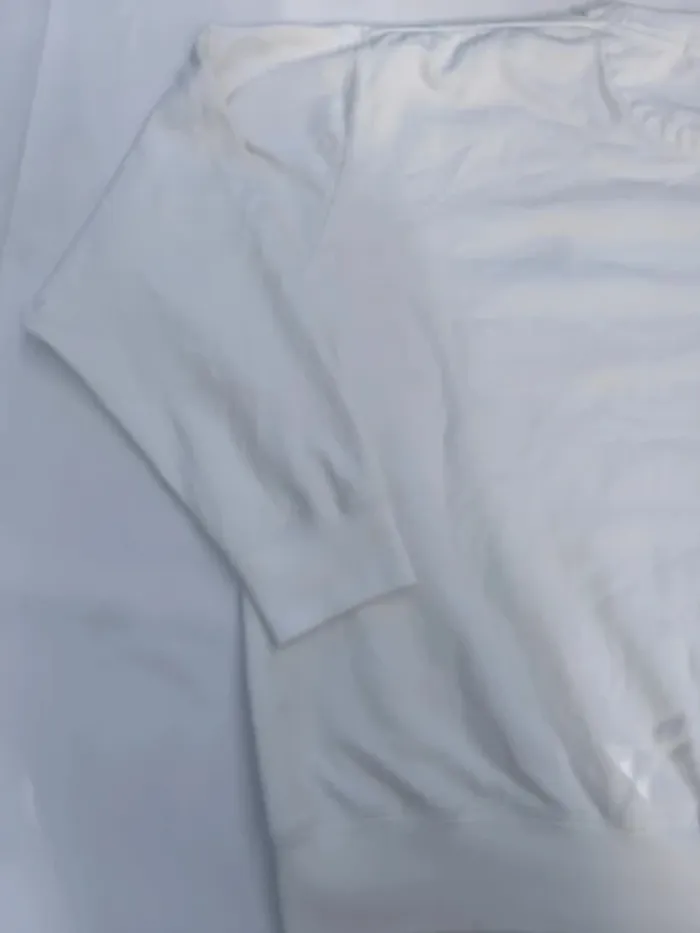 Pull Ralph Lauren homme taille XL blanc logo bleu marine Polo excellent état - photo numéro 15