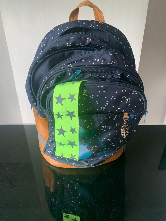 Cartable bleu marine - photo numéro 2