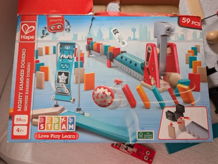 Hape : jeux de domino en bois - photo numéro 2