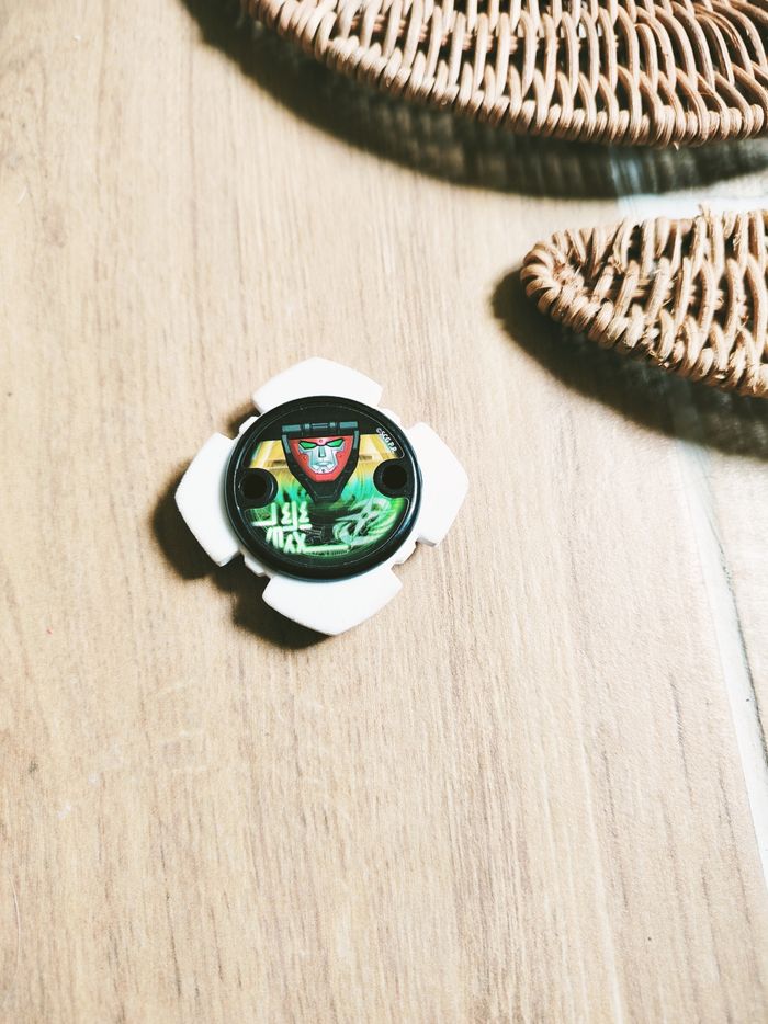 🌟 Power rangers ninja steel étoile ishiban badge en mousse blanche du Megazord