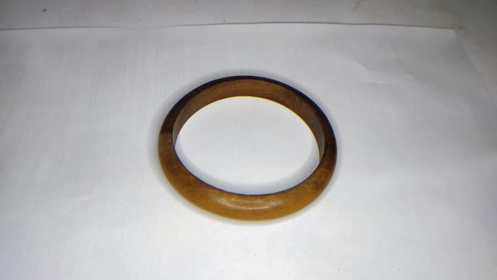 Bracelet en bois vintage - photo numéro 4