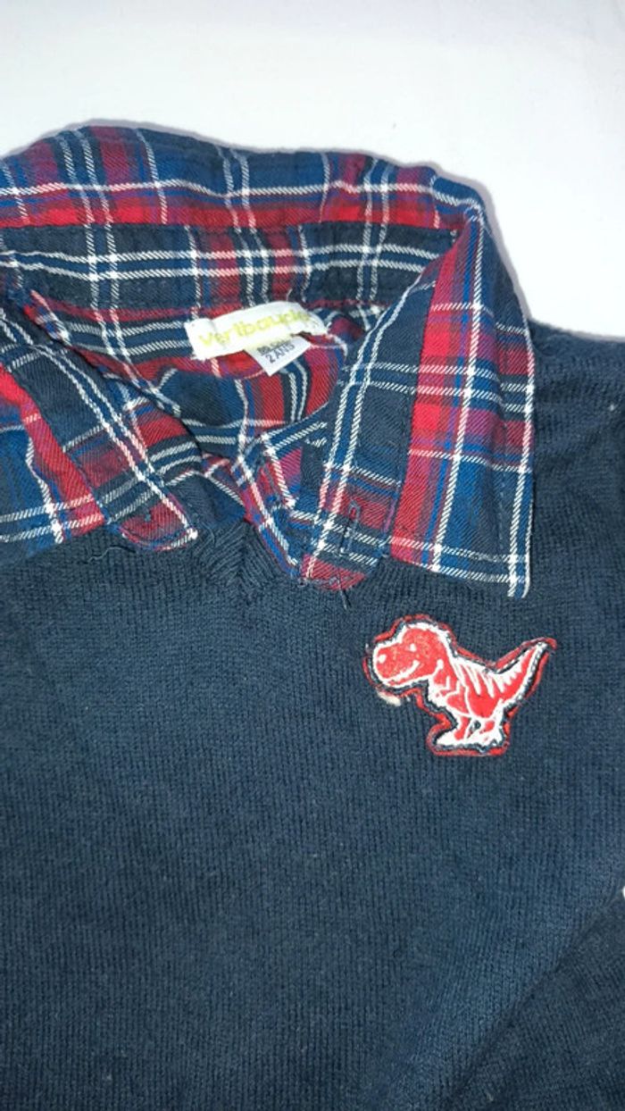 Pull col chemise - photo numéro 2