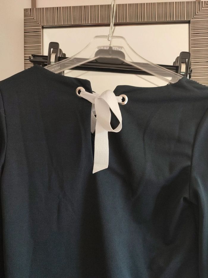 Blouse bleu marine Kiabi taille 36 - photo numéro 5