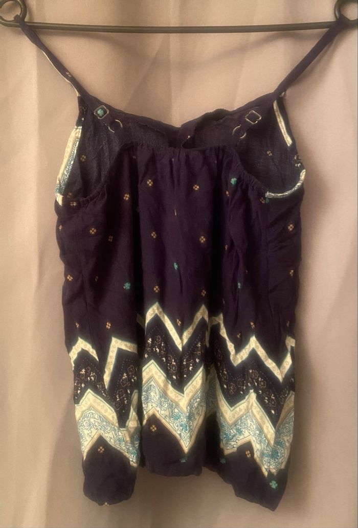 Débardeur bleu marine »PM Loving »motifs multicolores - photo numéro 2