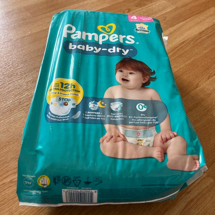 Couche Pampers Taille 4 43 couches