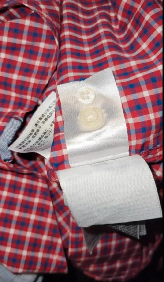 Chemise à carreaux neuve Levi's M - photo numéro 7