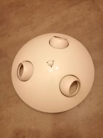 plafonnier de 3 spots blanc