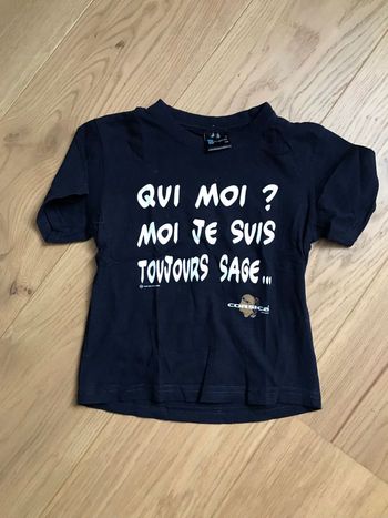 T-shirt humour corse 5/6 ans