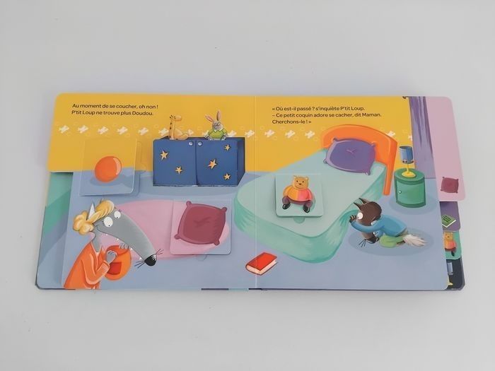 PTIT LOUP Au Dodo Livre Bébé à rabats 📚 - photo numéro 2