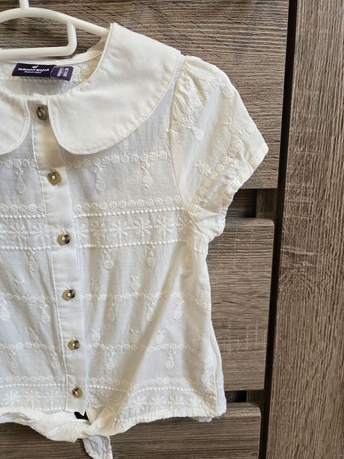 Vêtement Bébé Fille - Chemisier blanc - Sergent Major - 18 mois 80 cm - photo numéro 5