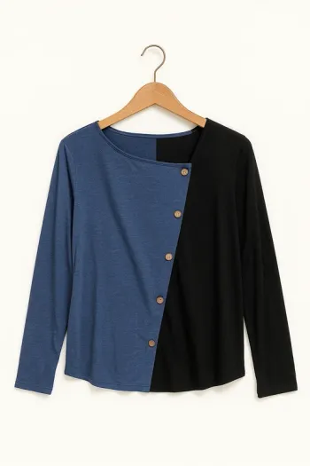T-shirt original bicolore femme – Taille XL – Excellent état !