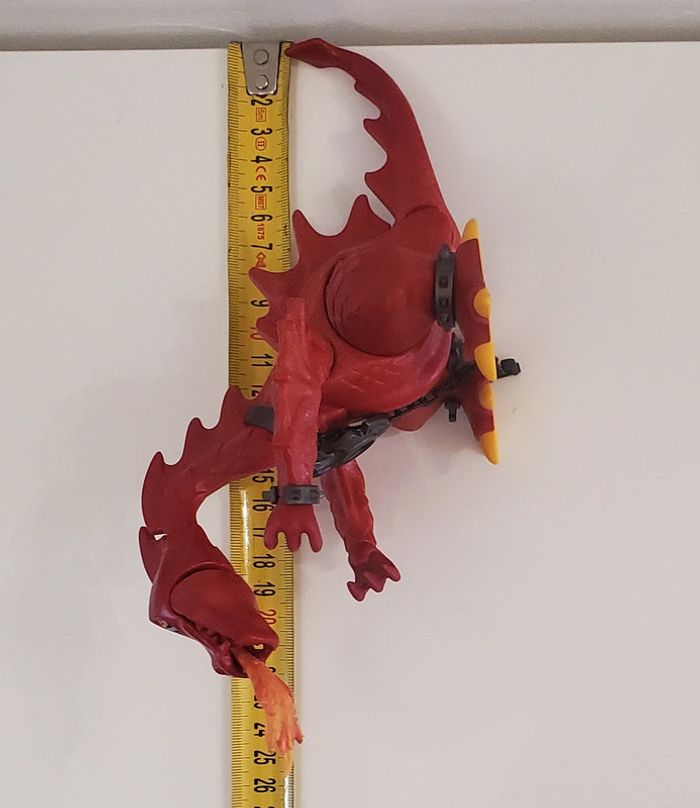 Playmobil Animaux Médiéval Fantastique Un Dragon Rouge Crachant du feu Très Bon état - photo numéro 7