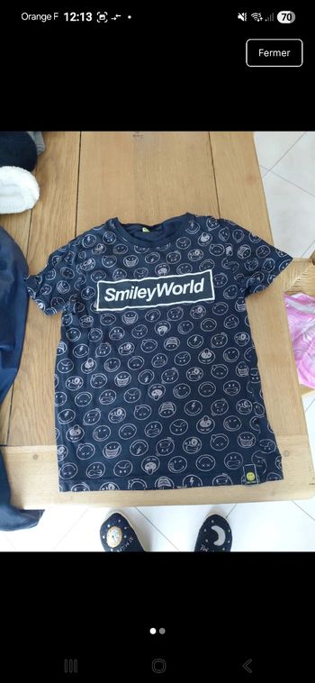 Tee shirt smiley