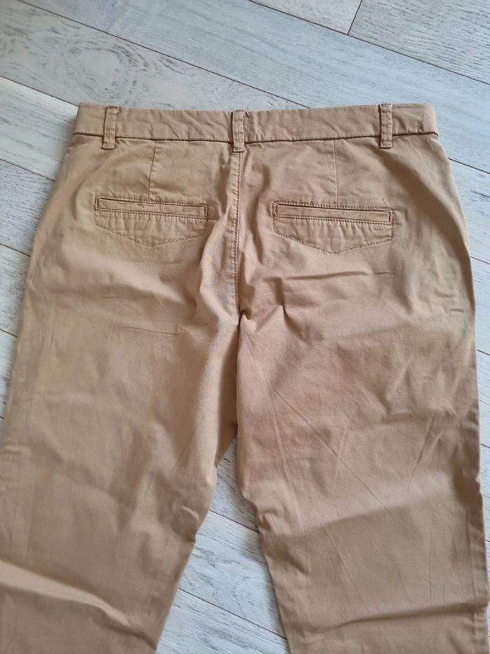 Pantalon camaïeu chino 38 camel - photo numéro 6