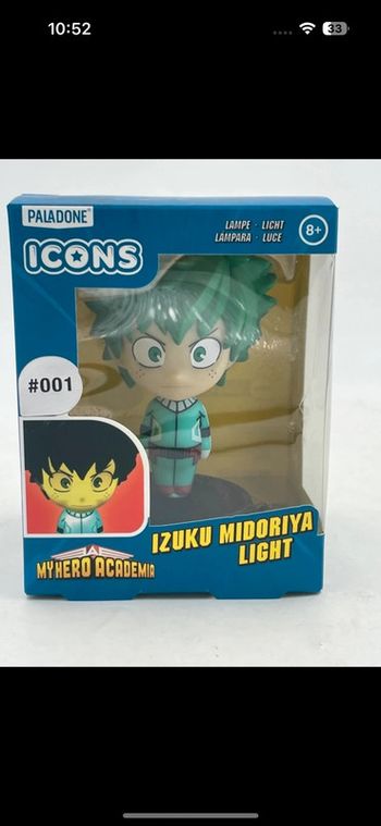 Figurine / Lampe Icons My Hero Academia Izuku Midoriya Light N•001 neuf