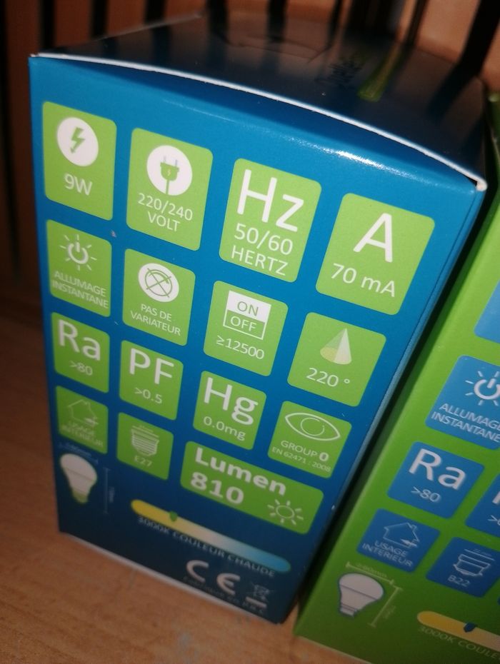 Ampoule neuve Samsung led inside
B22 E27 GU10 E14
8 euro pièce - photo numéro 4