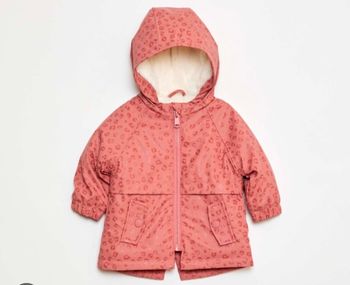 Parka imprimé rose Kiabi 36 mois
