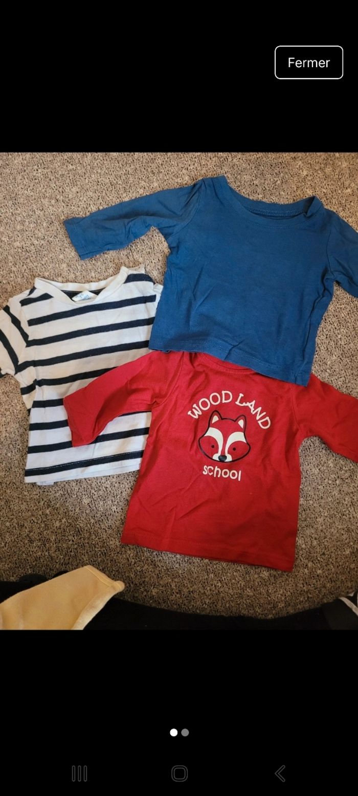 Lot tshirt 3mois